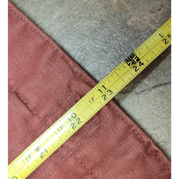 Vtg Carhartt Sherpa Lined Salmon Rose Pink Detroit Jacket Sz M Women W J097 VR8 - Picture 9 of 11